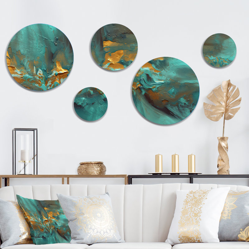 Abstract Wall Decor on Metal