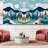 Abstract Mountains Peel & Stick Abstract Border-93867662