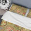 Cachemire vert floral - ensemble de housse de couette abstrait - microfibre de polyester-1844432711