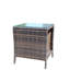 Table basse d'extérieur pour patio, petite table basse avec tablette-1069263092