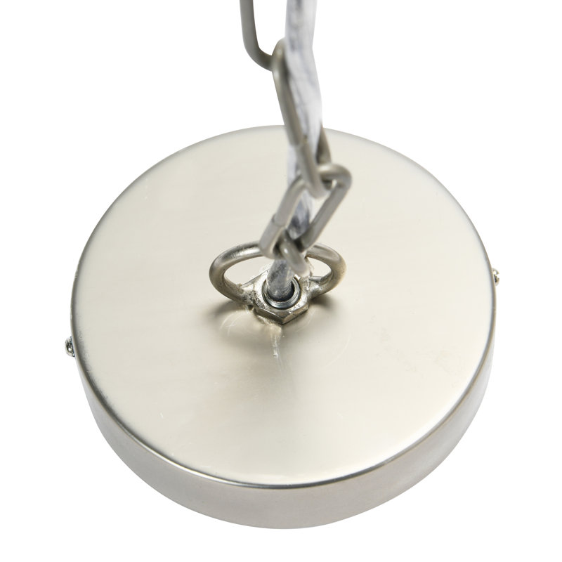 Plafonnier Carlisle Capiz, Argent argent
