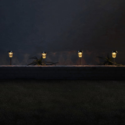 LED Pathway Lights Silver