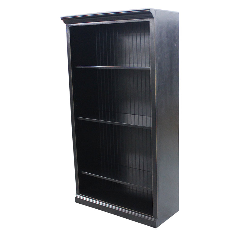 Sherita Bookcase, Antique Black, (1 Shelf) 36” H x 32” W x 14.25” D