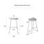 Tabouret de bar Asharna