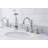 Aaliyah Marble Oval Console Bathroom Vanity with Faucet and Overflow-1844351535