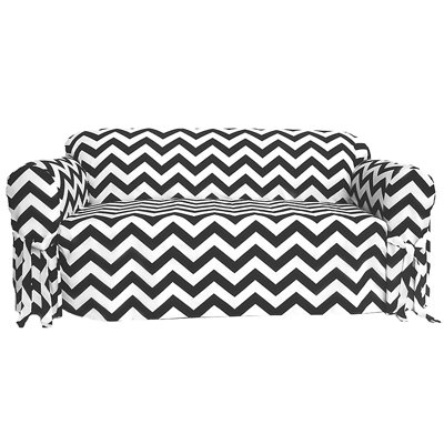 Housse pour canapé à coussins carrés/rectangulaires Chevron