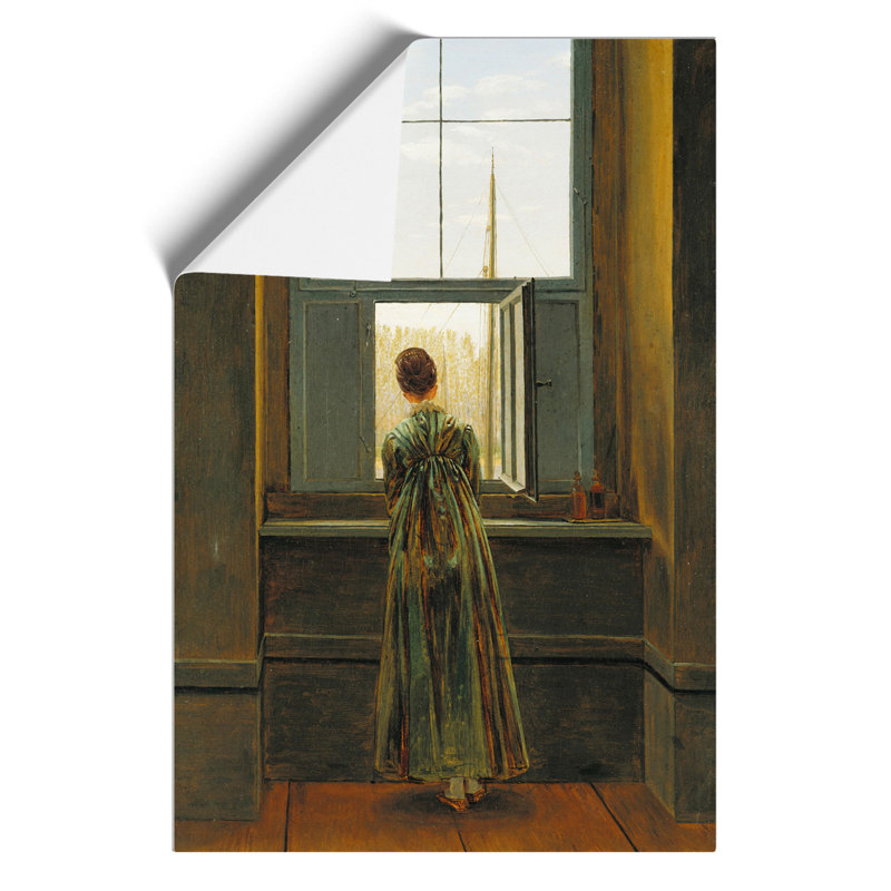 Woman at the Window by Caspar David Friedrich - Frameless Print, 30cm H x 21cm W x 0.1cm D