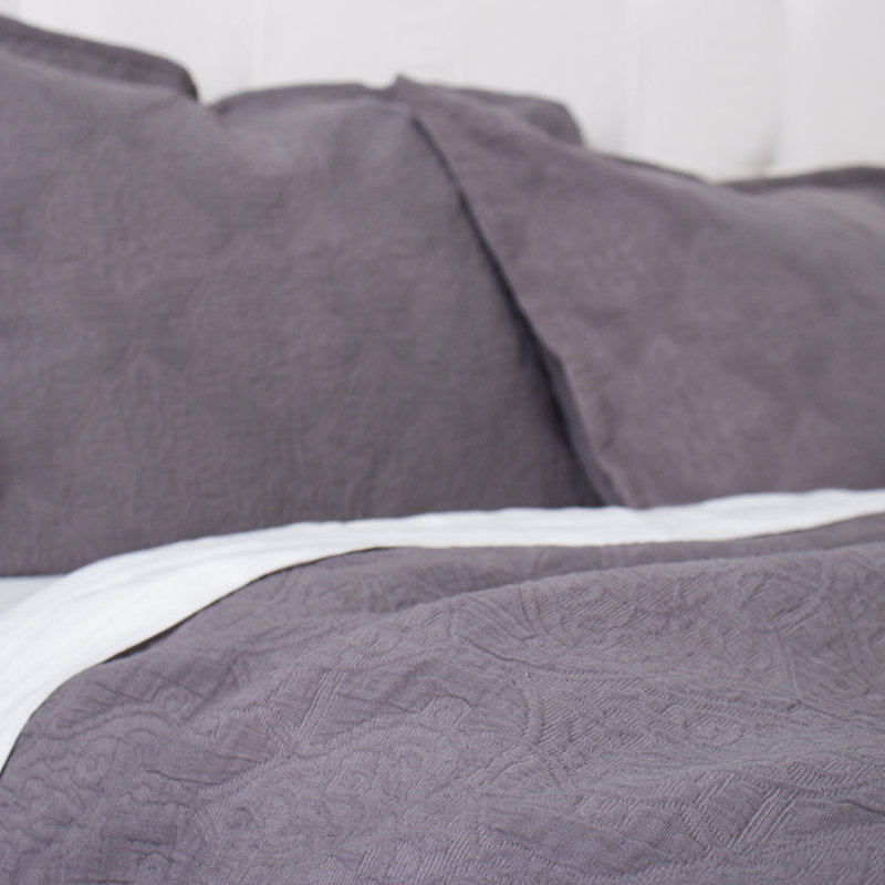 Gwen Percale Quilt, Twin Quilt + 1 Sham, Ivory