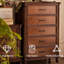 Armoire d'appoint en noyer massif