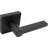 Square Matte Black Privacy (Bed & Bath) Door Lever