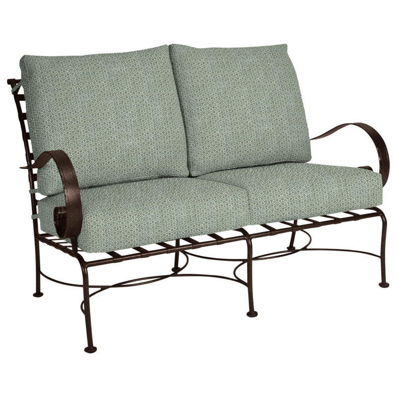 Classico Outdoor 2 - Seat Loveseat, Copper Creek, Flagship Stone Sunbrella®