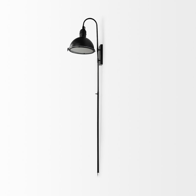 Luminaire mural argenté à brancher 1 lumière rustique Irby