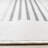 Cleckheat White Grey Modern Striped Area Rug-717399316