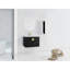 Meuble-lavabo de salle de bain avec lavabo en céramique et armoire d'appoint - Châtaignier noir, pièce d'assemblage moderne 28 po et cadre-121054651