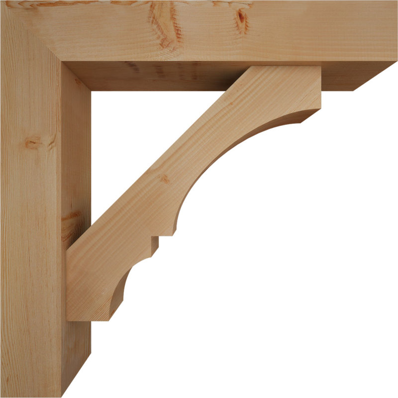 Balboa Block Offset Brace Bracket, 36 x 36, 7 1/2"W Douglas Fir (Smooth)