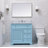 Closter Holiday 36" Single Bathroom Vanity Set-499401108