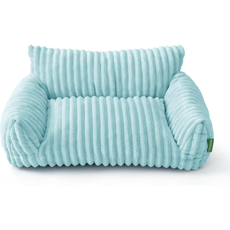 Joli lit mignon pour animaux de compagnie, canapé-lit pour chats avec soutien, petit canapé-lit pour petits chiens, Bleu