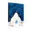 Ensemble de 3 impressions sur toile de Noël neige igloo avec drapeaux et jouets-1448335815
