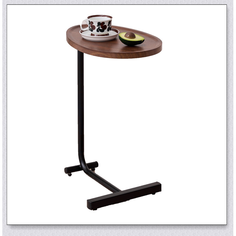 Table d'appoint 2 pièces en forme de C, petit canapé pour petits espaces, salon, chambre à coucher