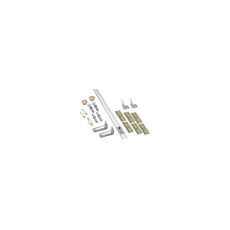 Ensemble de quincaillerie de porte pliante, H 2 po x l 3 po x P 50 po