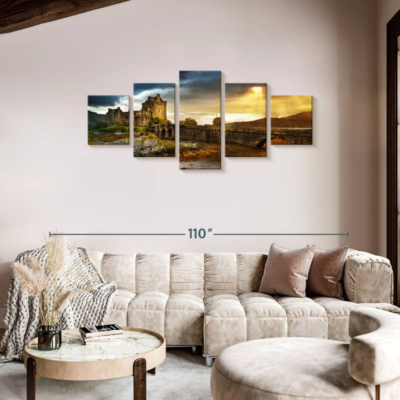 Eilean Donan Castle, 36" H x 80" W