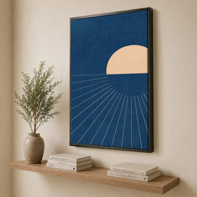 Mod Sunset by Emily Navas - Graphic Art on Canvas