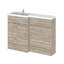 Fusion Fitted Furniture - Avola 3 Piece Toilet & Basin Unit-1192672248-1081359333