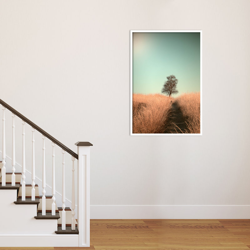 Grass And Path by Jaap Van Den, 28" W x 41" H, White