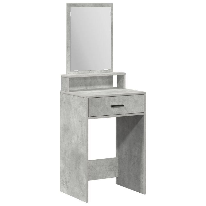 MDF 50 X 41 X 140 Cm Vanity Unit Rectangular, Concrete Grey