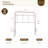 August Grove® Metal Headboard - Adjustable Height - Farmhouse Victorian Style-2010374290-2010374289