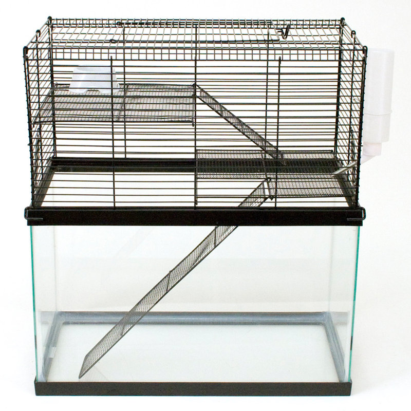 Petite cage à profil haut pour petits animaux à l'épreuve du mâchouillage