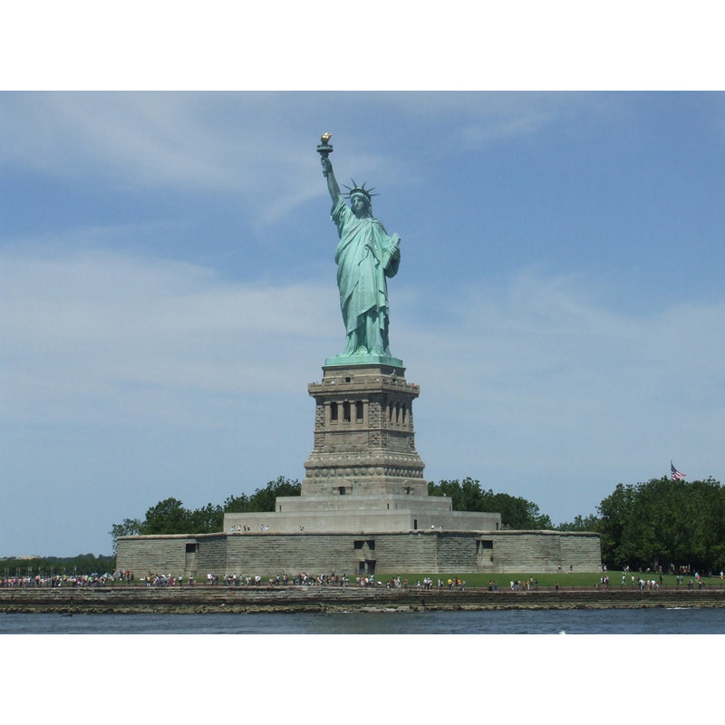 Statue de la liberté de New York, H 18 po x l 24 po