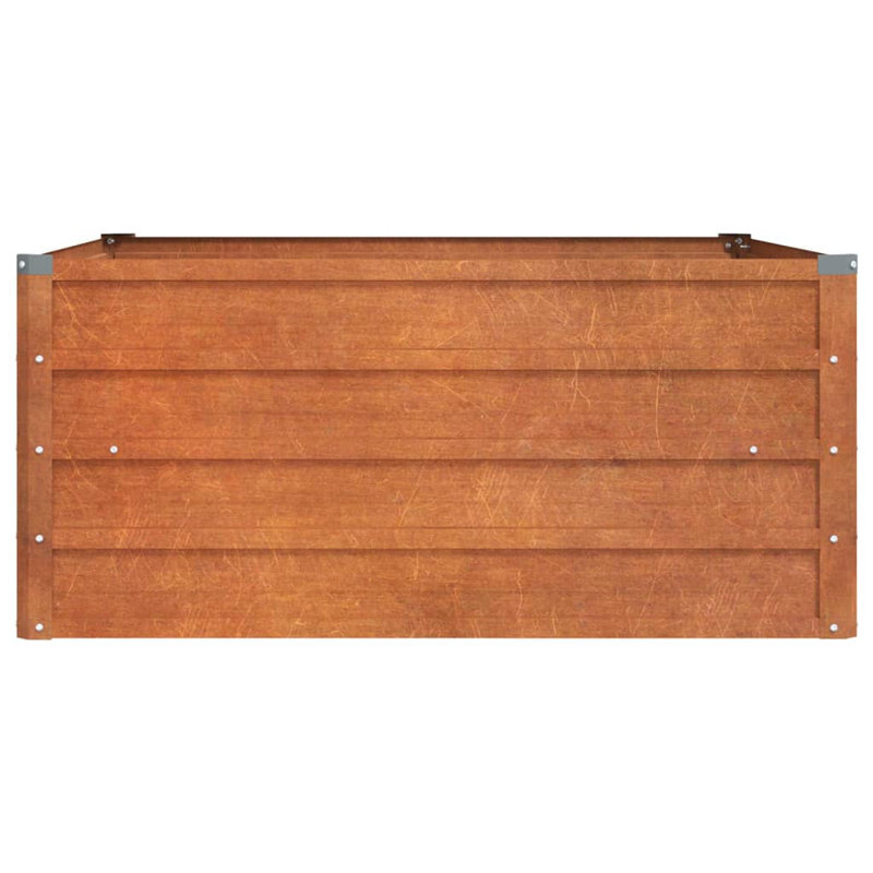 Lit surélevé de jardin en acier Arenmont 39,4 po x 39,4 po x 17,7 po Arlmont & Co.