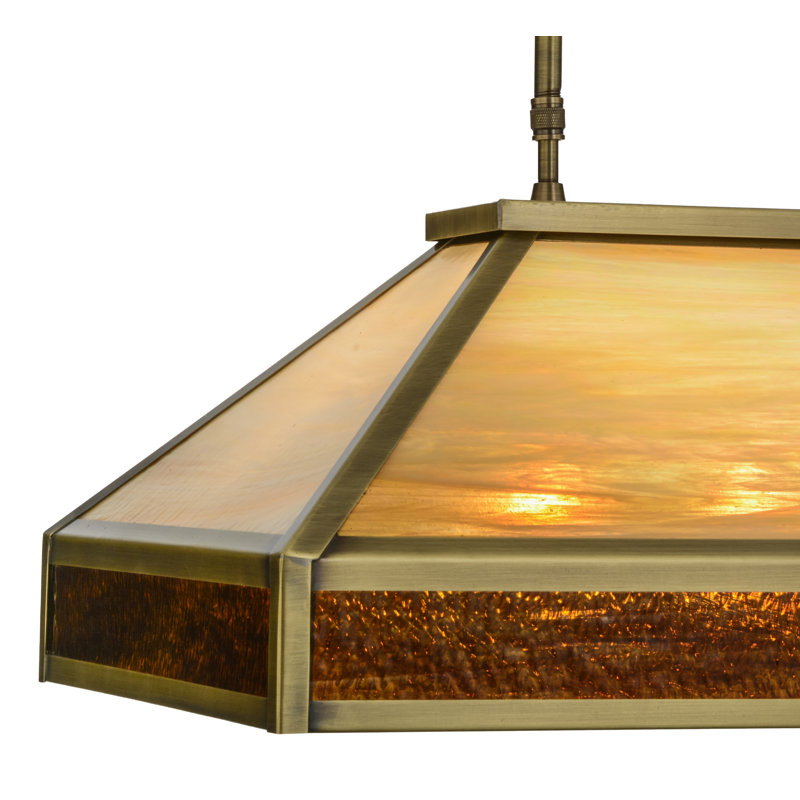 3 - Light Pendant, 44" H x 24" W x 15" D