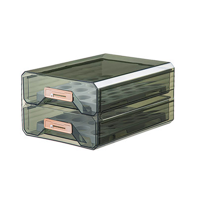 Double Layer Fridge Egg Trays 40 Grids Drawer Style Egg Organizer Stackable Eggs Organizer For Organizers And Storage