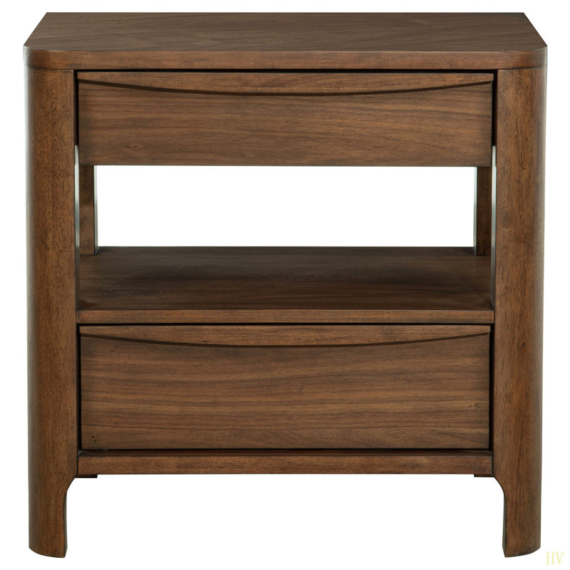 Table de chevet 2 tiroirs