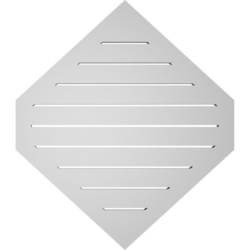 Bouche verticale verticale à hauteur réglable 11/12 po, H 1,5 po x l 28 po x L 32 po