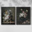Ensemble de cadres photo rétro 2 pièces Lxxxix Vintage Floral-1071808005-1071808000