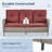 Valierius High-Quality 3-Seat Outdoor Wicker Sofa With Professional Outdoor Cushions - Durable, Comfortable Design For Patios, Gardens, And Porches-662165329-662165327