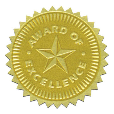 Certificat de certification «Gold Foil»