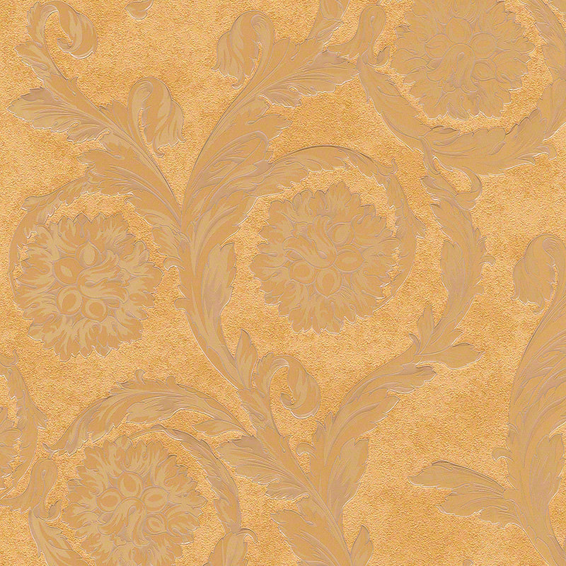 Creamy Barocco 10.05m x 70cm 3D Embossed Wallpaper