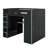 Full Size Wood Loft Bed With Desk,Wardrobe,Ample Storage Space,And RGB LED Light-668867109