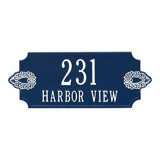 Sofia 2-Line Personalized Wall Address Plaque