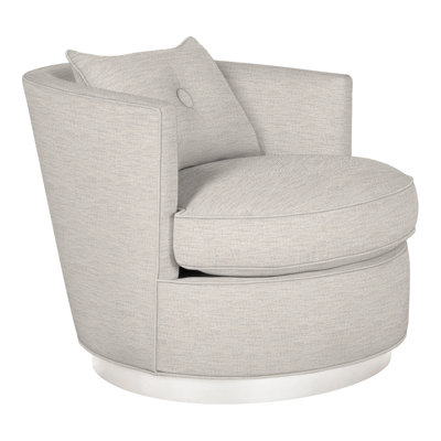 Bernadette By Michael Weiss Swivel Barrel Chair