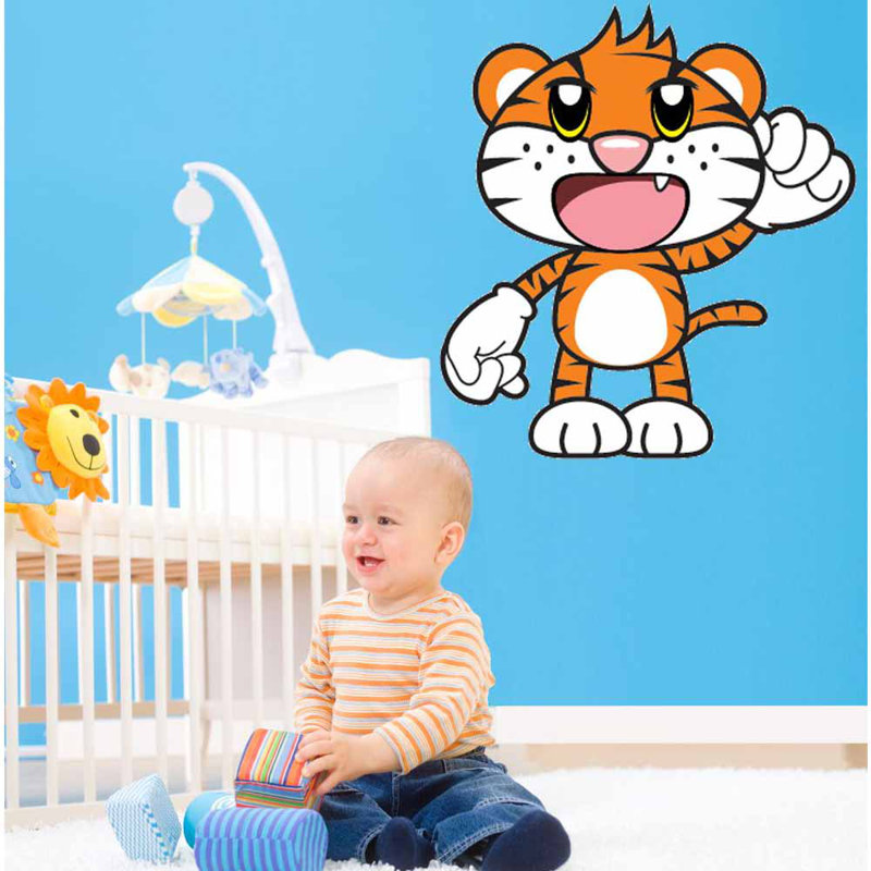 Animals Non-Wall Damaging Wall Decal, 32" H x 36" W