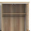 Armoire penderie avec 2 tiroirs