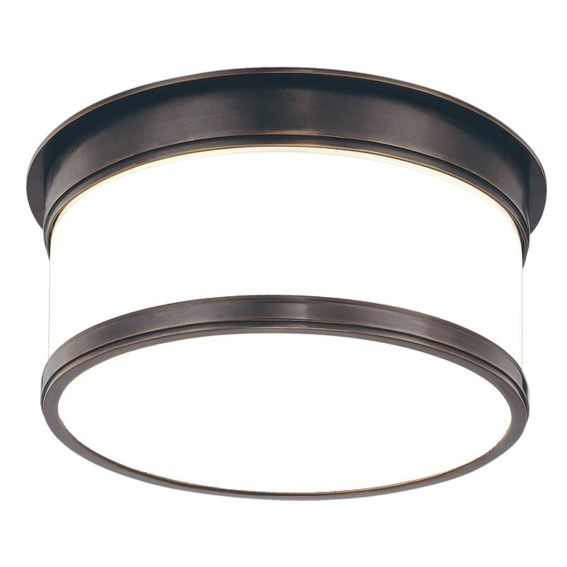 Geneva Flush Mount, 4.75" x 9.25" / Old Bronze