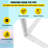 37 " Plastic 4 - Bar Freestanding Towel Rack