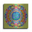 Bungalow Rose «Om Mandala» par Hello Angel, art mural en métal, 12 po x 12 po