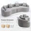 Canapé à compression modulaire Boneless-164944122-164944124